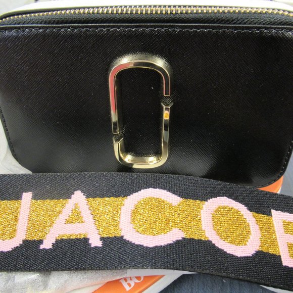 Marc Jacobs NEW BLACK MULTI Snapshot Bag - Picture 3 of 7